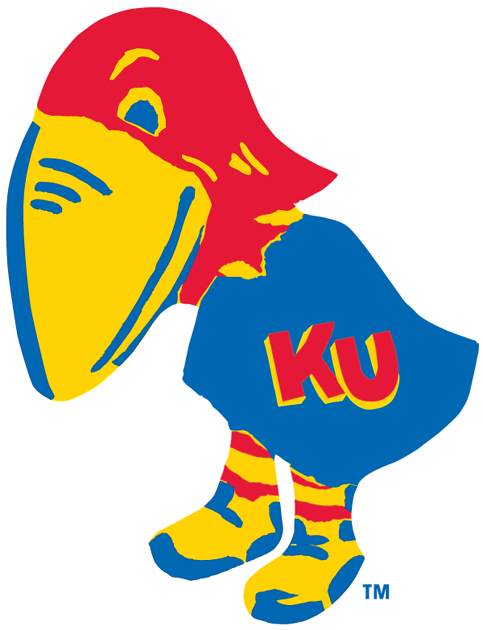 Kansas Jayhawks 1923-1928 Primary Logo diy DTF decal sticker